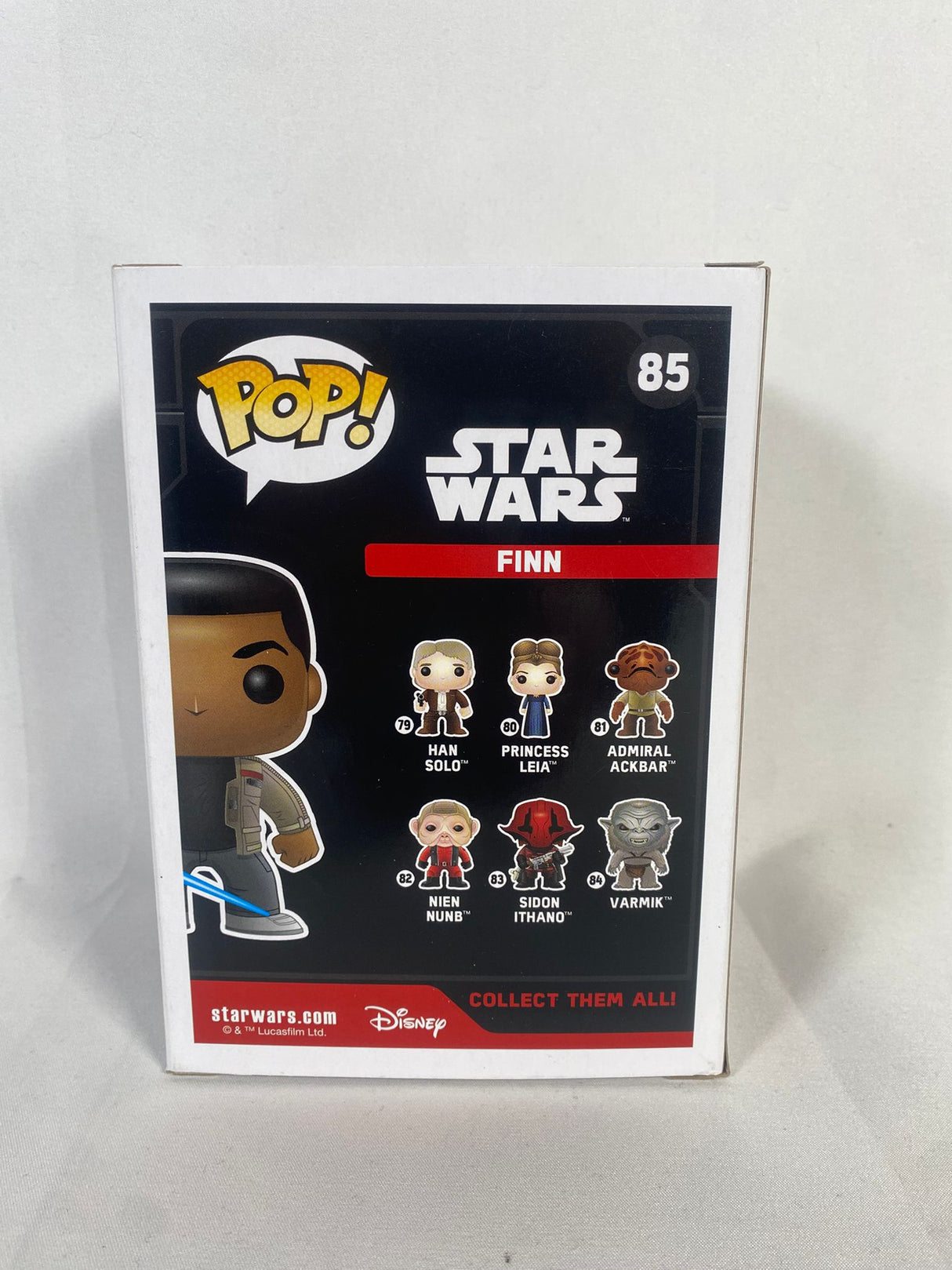 Star Wars Finn Funko Pop! Vinyl Figure #85 (Background Toys Exclusive)