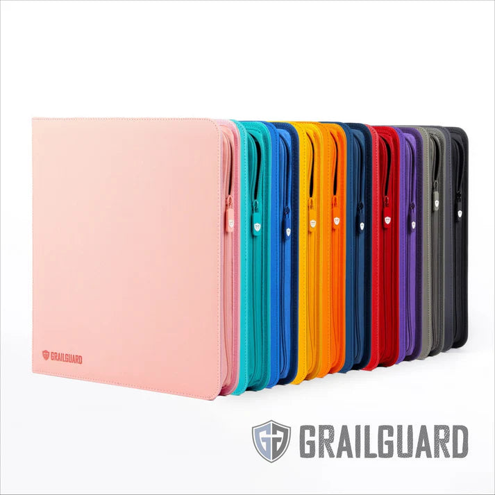 Grail Guard 12-Pocket Navy Premium ZIP Trading Card Binder