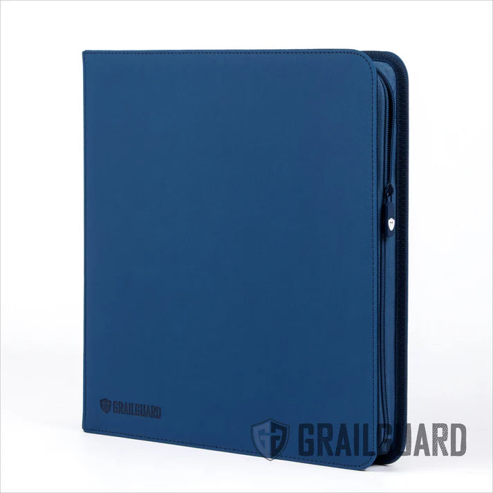 Grail Guard 12-Pocket Navy Premium ZIP Trading Card Binder