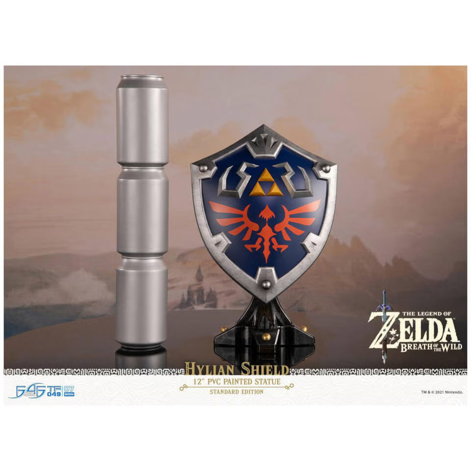 The Legend of Zelda: Breath of the Wild Hylian Shield PVC Statue by First 4 Figures