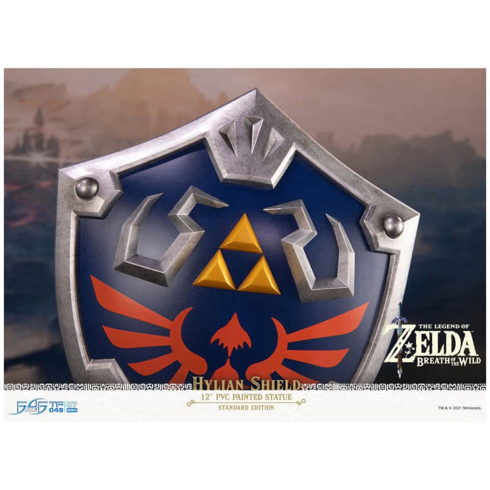 The Legend of Zelda: Breath of the Wild Hylian Shield PVC Statue by First 4 Figures