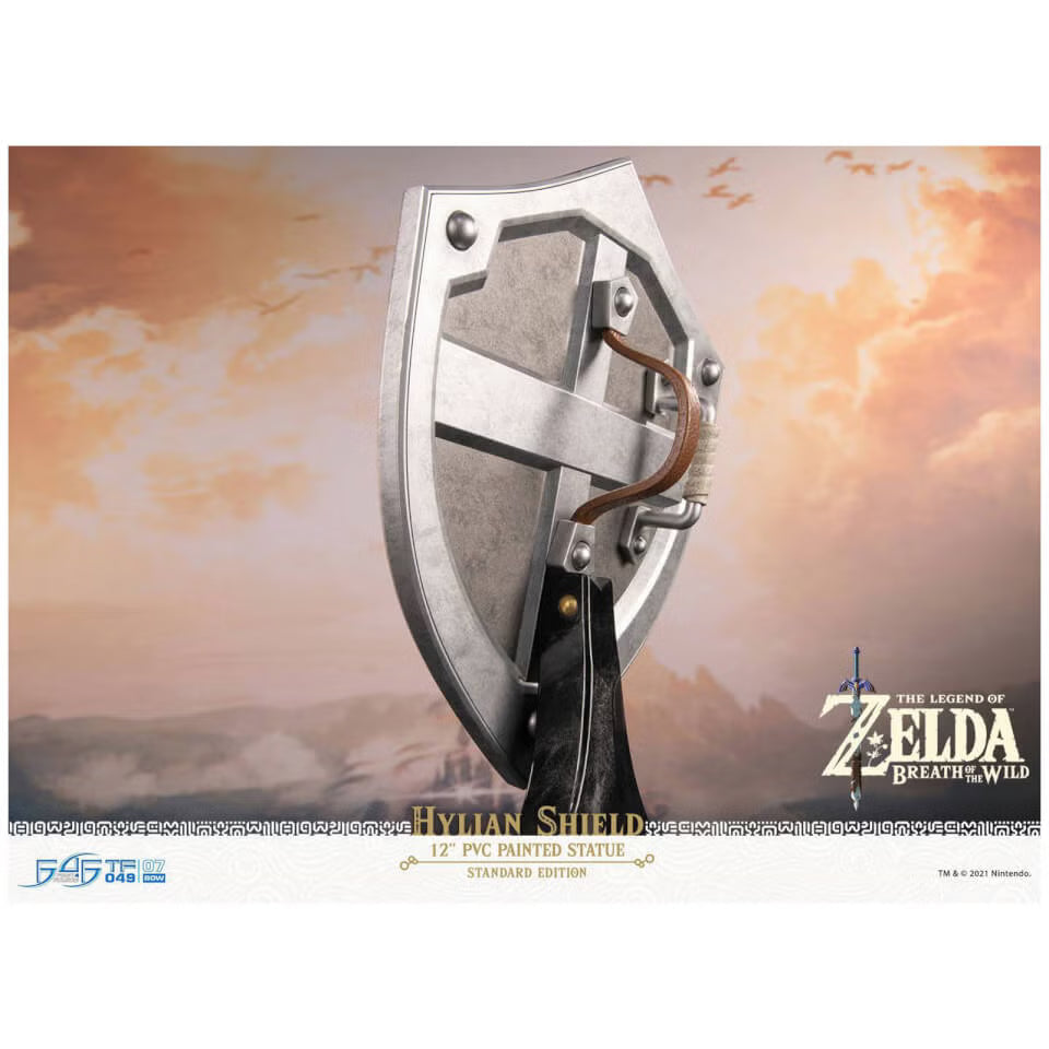 The Legend of Zelda: Breath of the Wild Hylian Shield PVC Statue by First 4 Figures