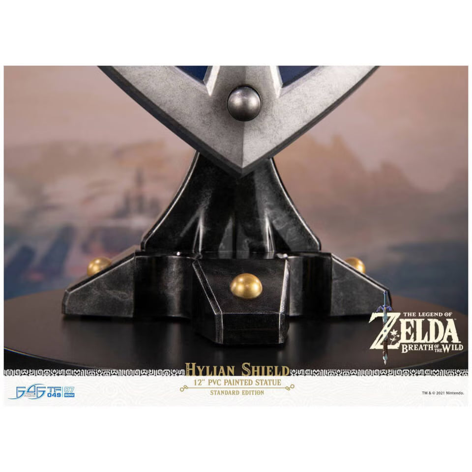 The Legend of Zelda: Breath of the Wild Hylian Shield PVC Statue by First 4 Figures