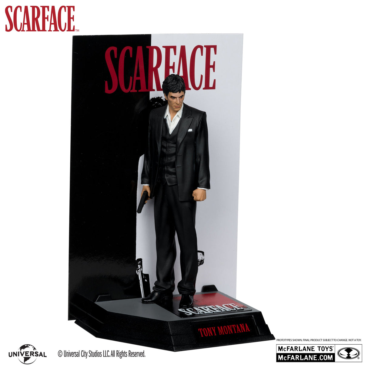 Scarface Tony Montana 6" Movie Maniacs McFarlane Toys Figure