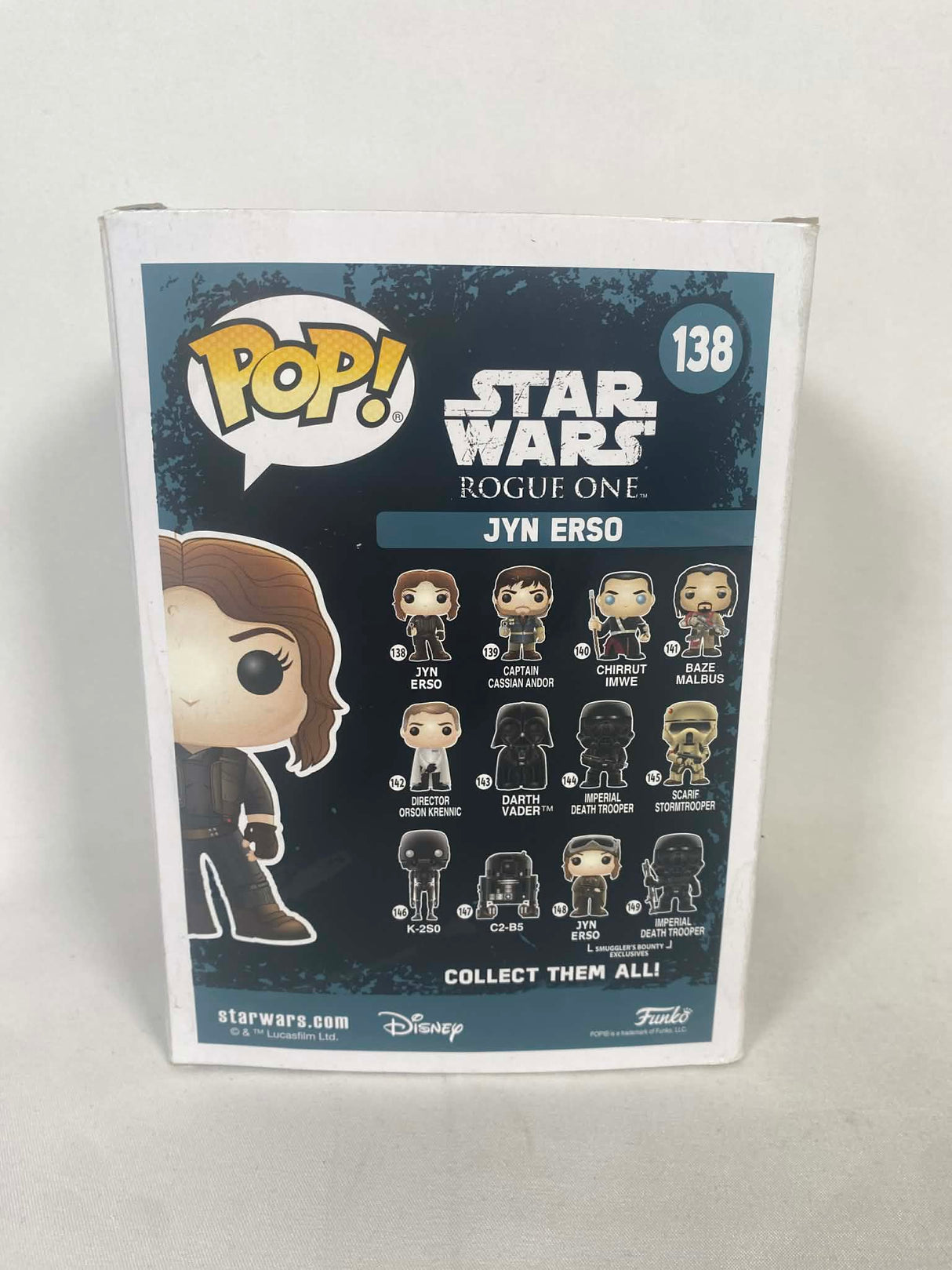 Star Wars Rogue One Jyn Erso Funko Pop! Vinyl Figure #138
