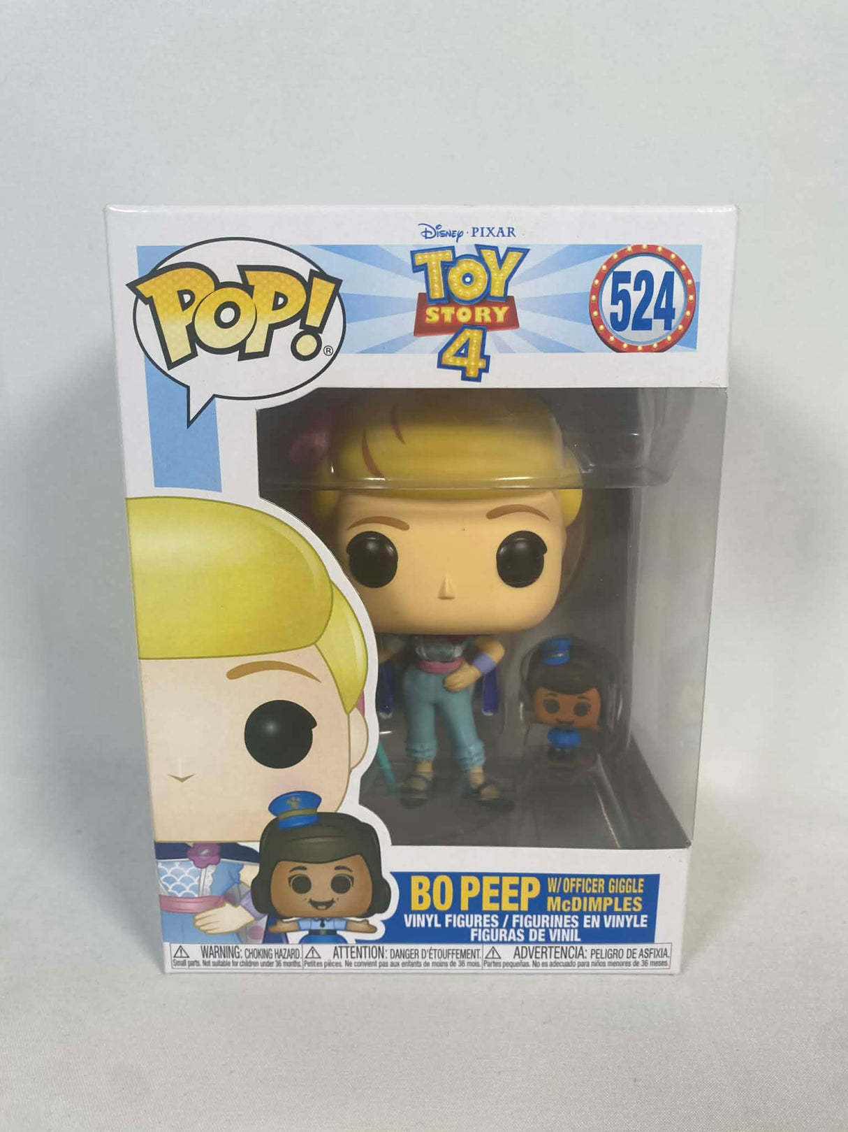 Toy Story Bo Peep W/ Officer Giggle McDimples Funko Pop Vinyl figure #524