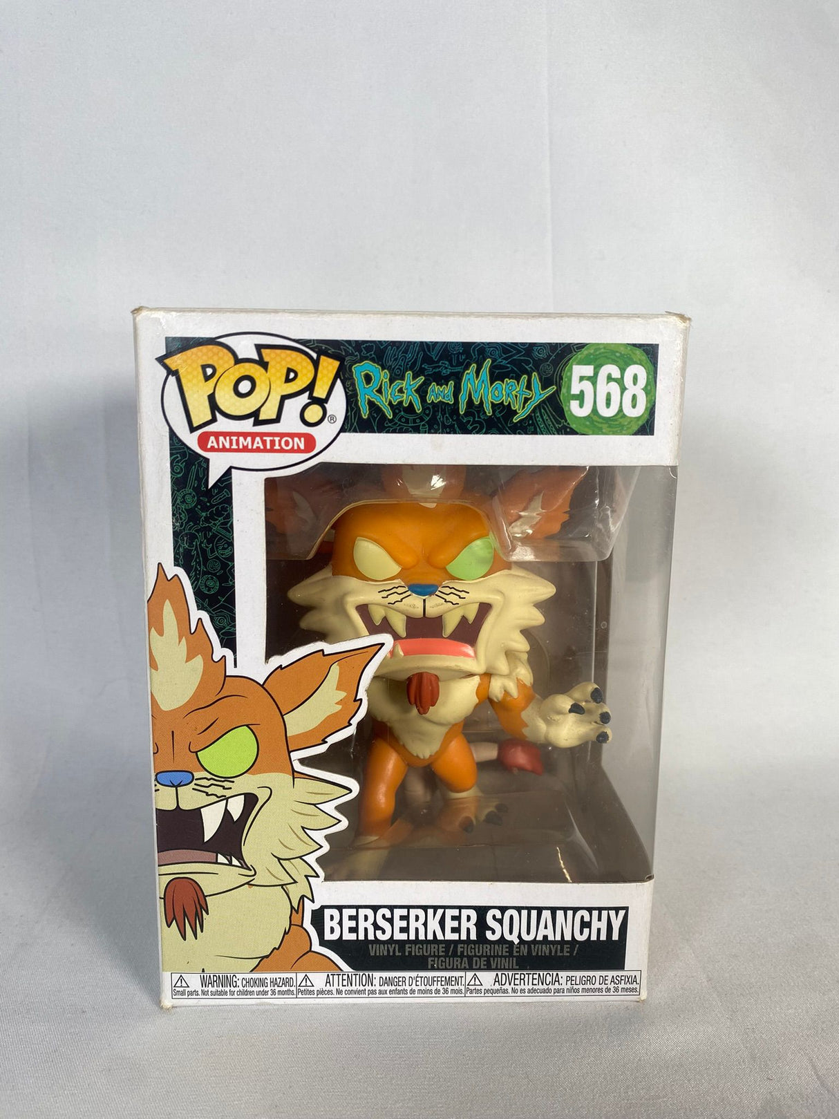 Rick And Morty Berserker Squanchy #568 Funko Pop! Vinyl Figure