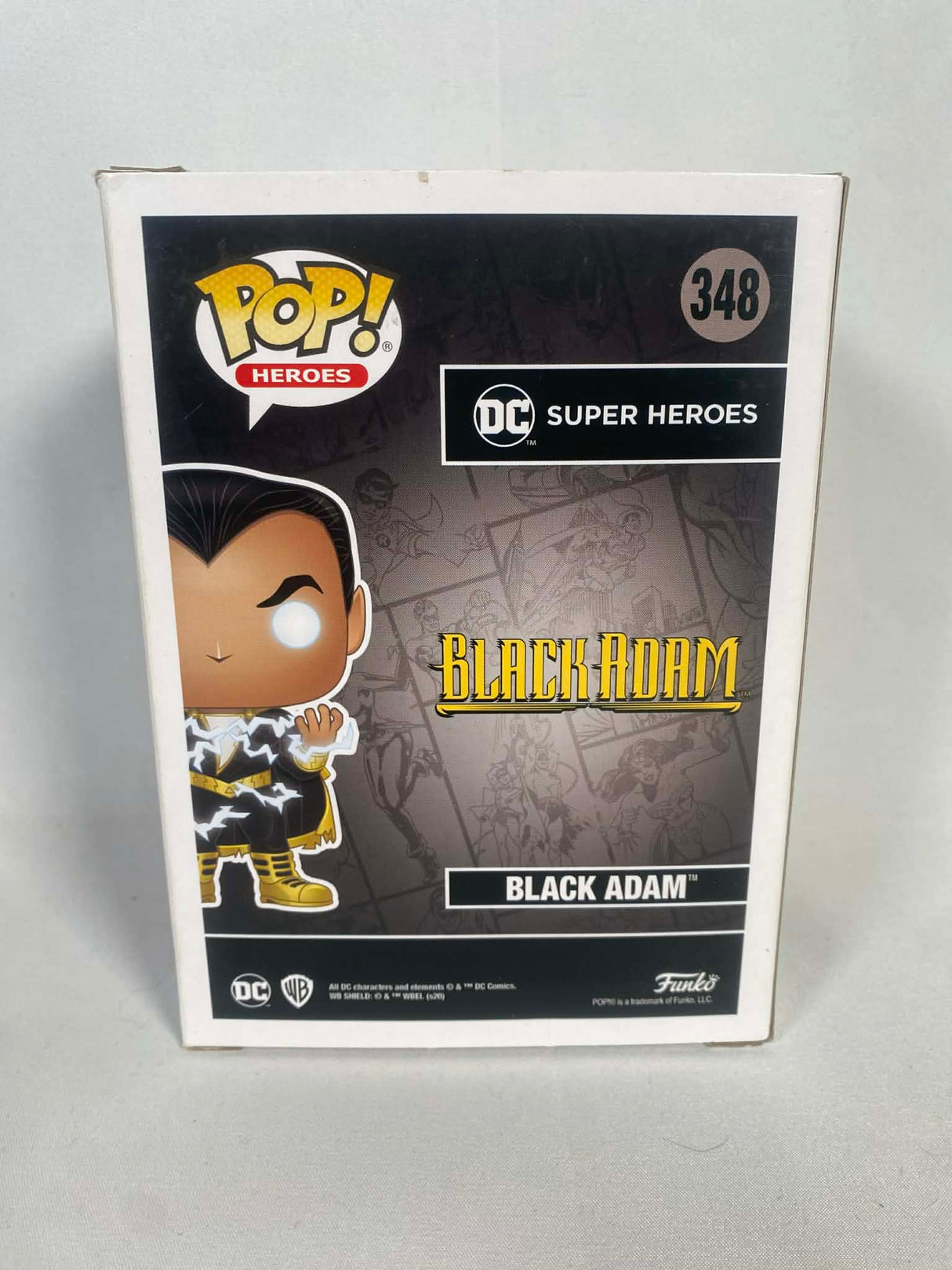 DC Super Heroes Black Adam Funko Pop! Vinyl Figure #348 (Glow In The Dark & Special Edition)