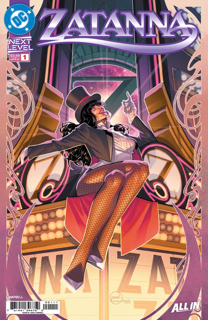 DC Comics Zatanna (2026) Issue #1 (Cover A Jamal Campbell)