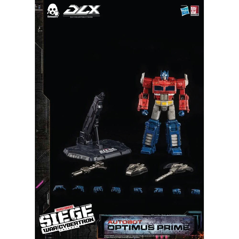 Transformers Siege War For Cybertron Trilogy Autobot Optimus Prime DLX threezero Hasbro Action Figure