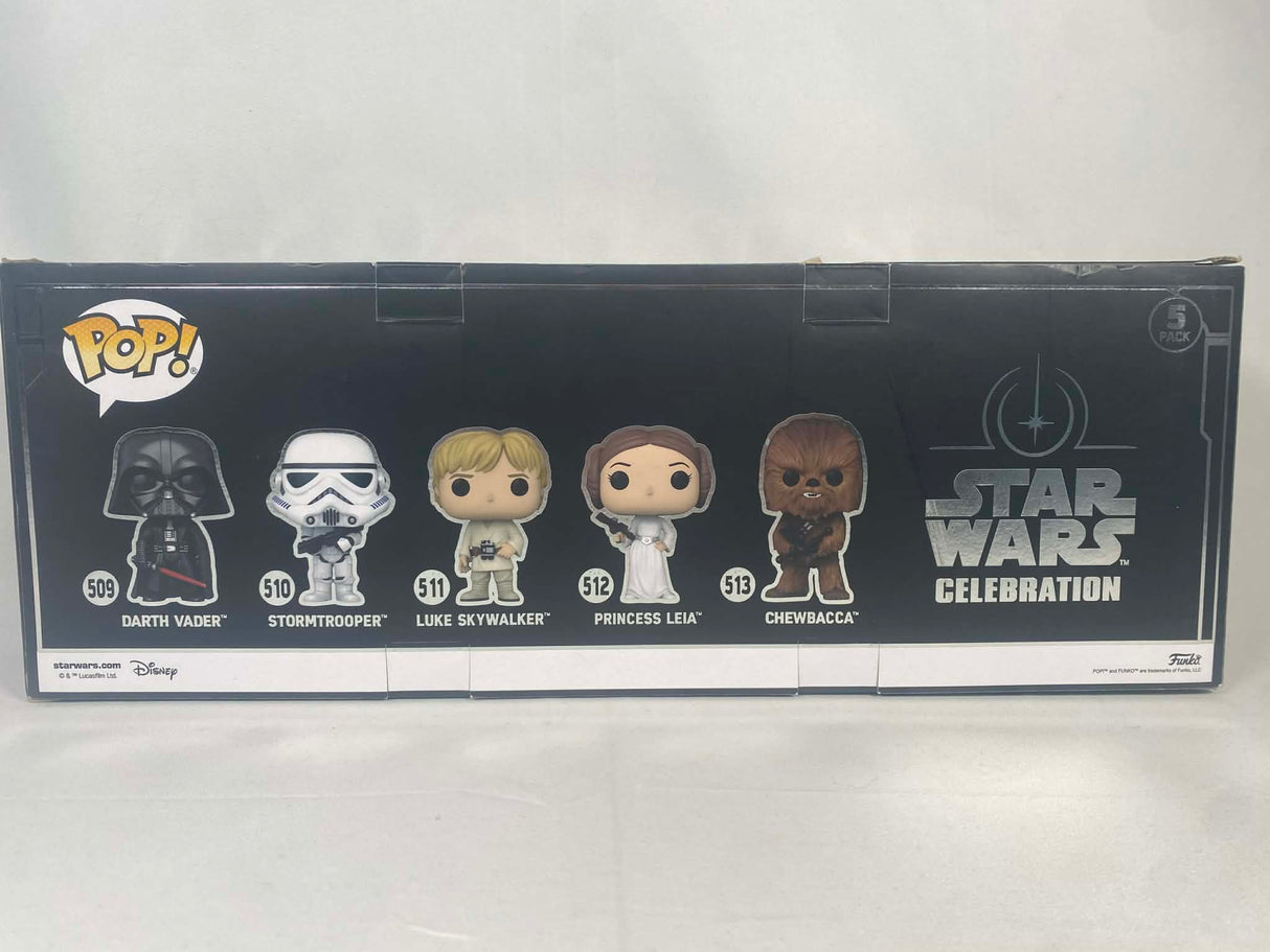 Star Wars Darth Vader / Stormtrooper / Luke Skywalker / Princess Leia / Chewbacca Funko Pop! Vinyl Figure 5 Pack