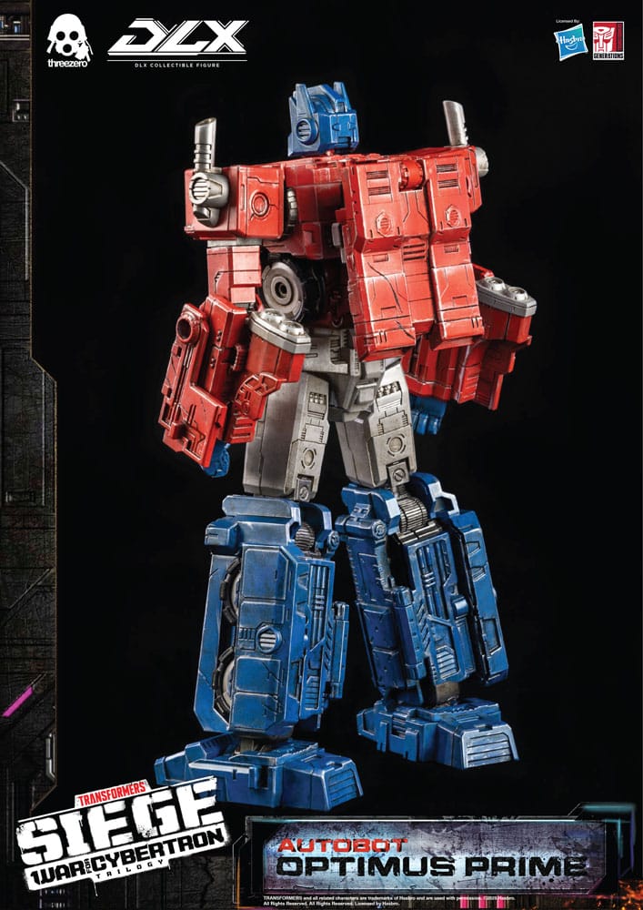 Transformers Siege War For Cybertron Trilogy Autobot Optimus Prime DLX threezero Hasbro Action Figure