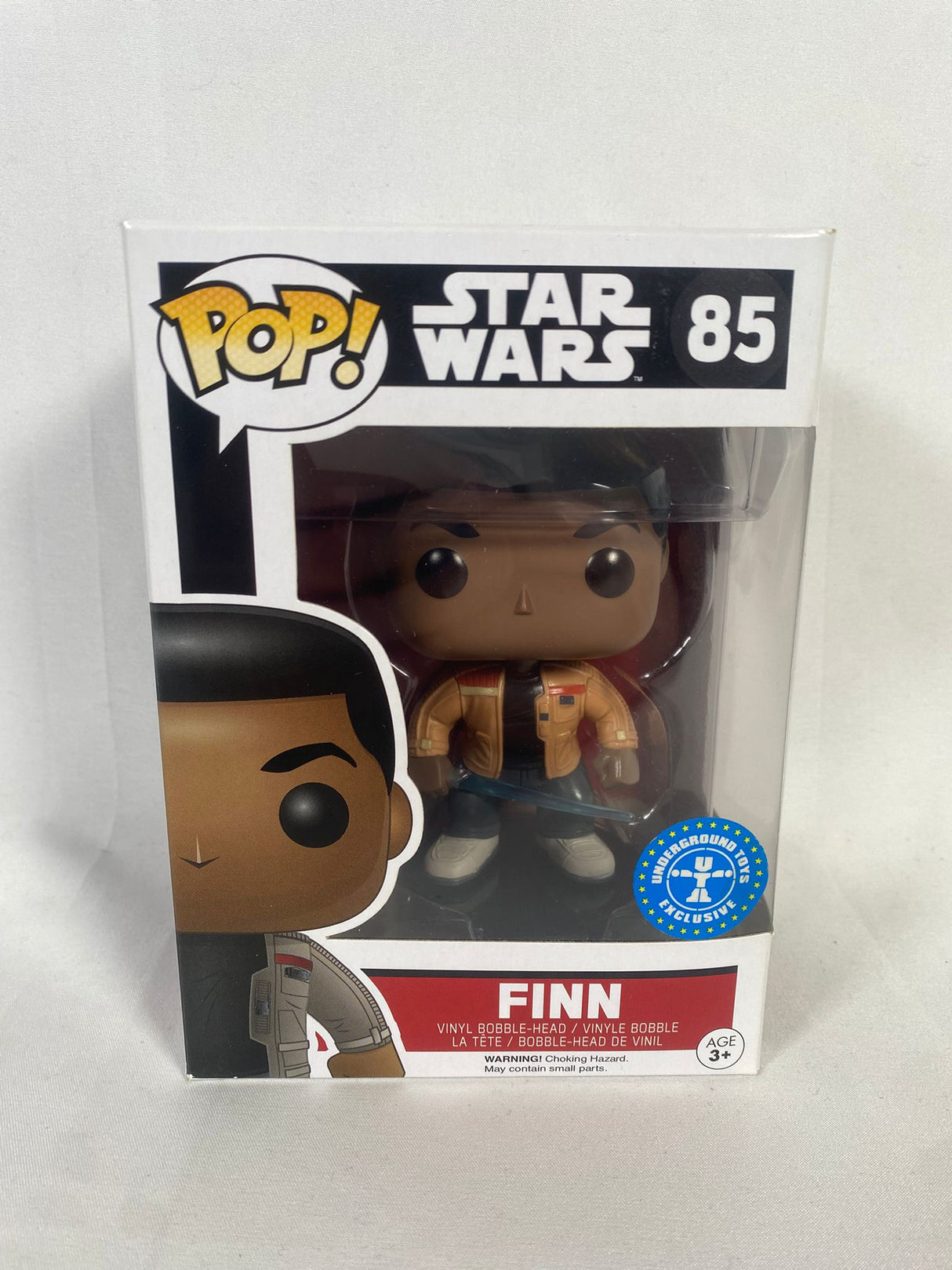Star Wars Finn Funko Pop! Vinyl Figure #85 (Background Toys Exclusive)