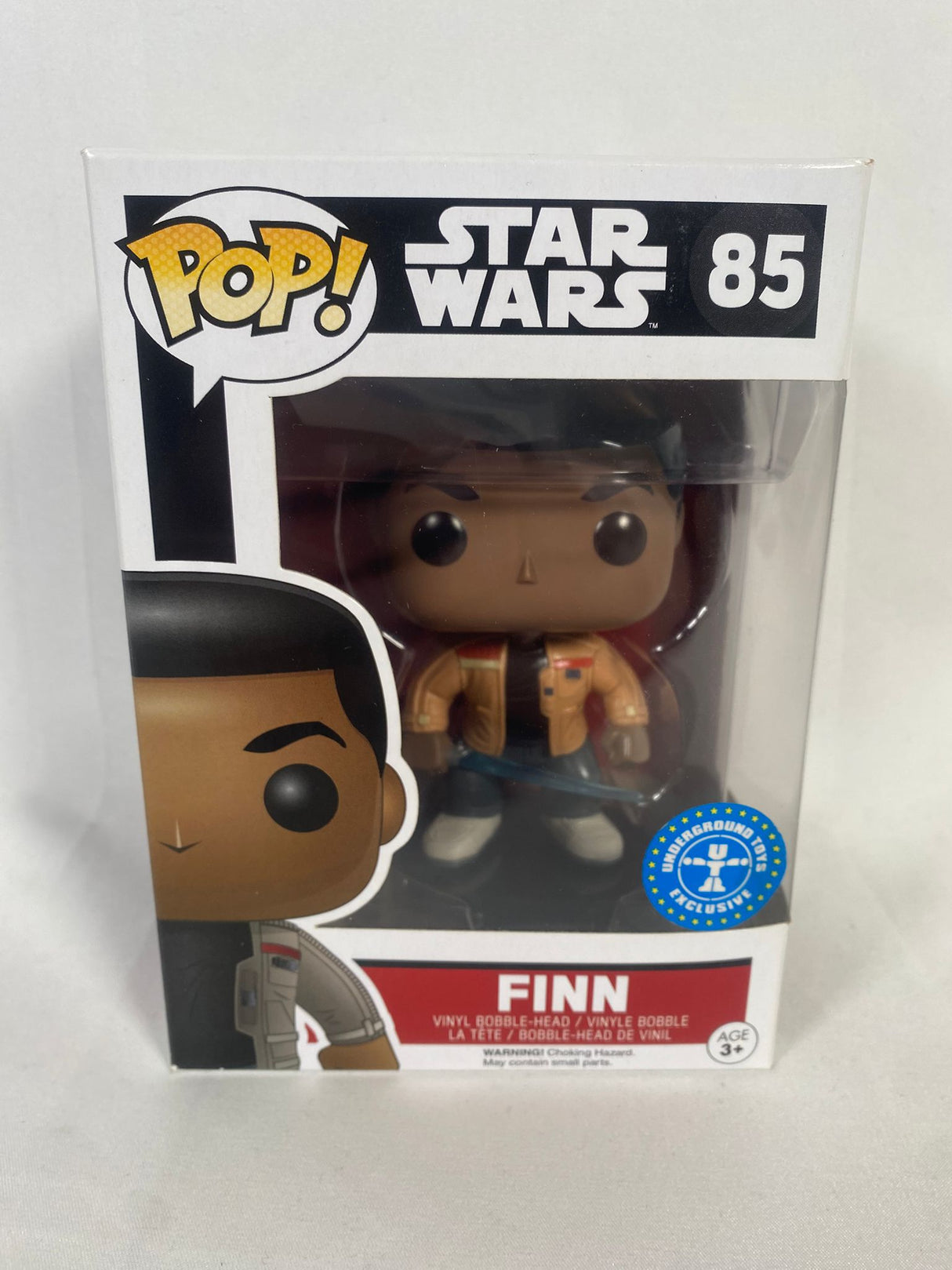 Star Wars Finn Funko Pop! Vinyl Figure #85 (Background Toys Exclusive)