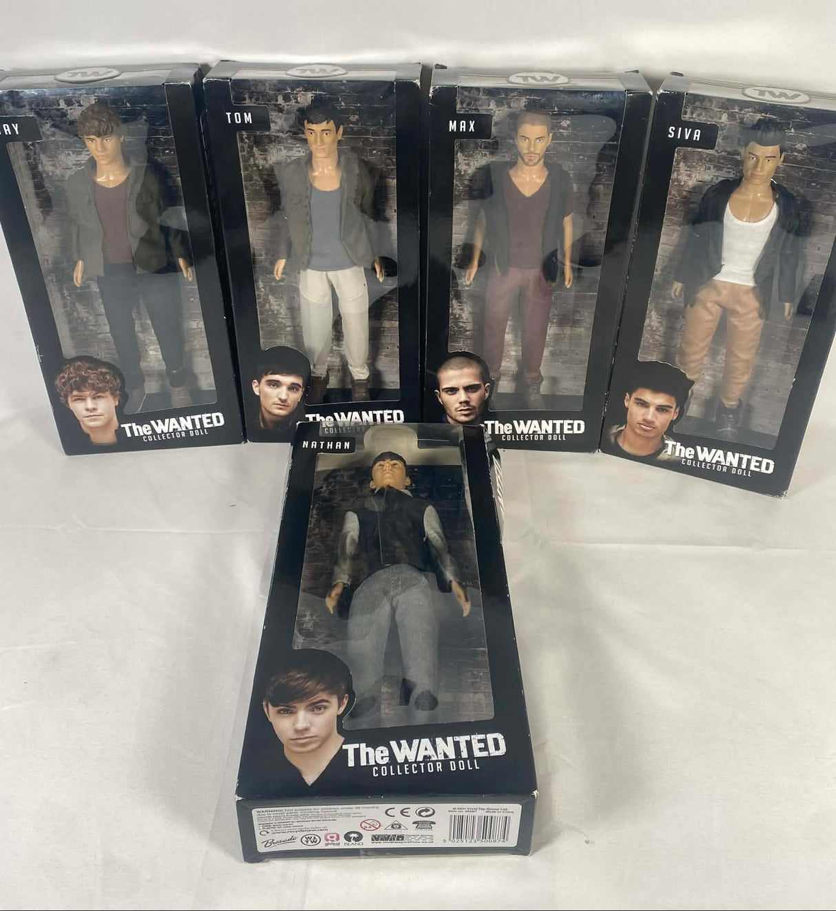 The Wanted Collector Dolls 2011 Vivid Toy Group Complete Set