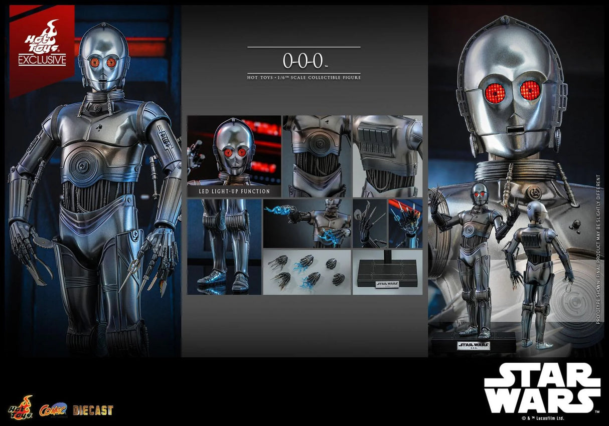 Star Wars 0-0-0 (Triple Zero) 1/6 Scale Hot Toys Action Figure