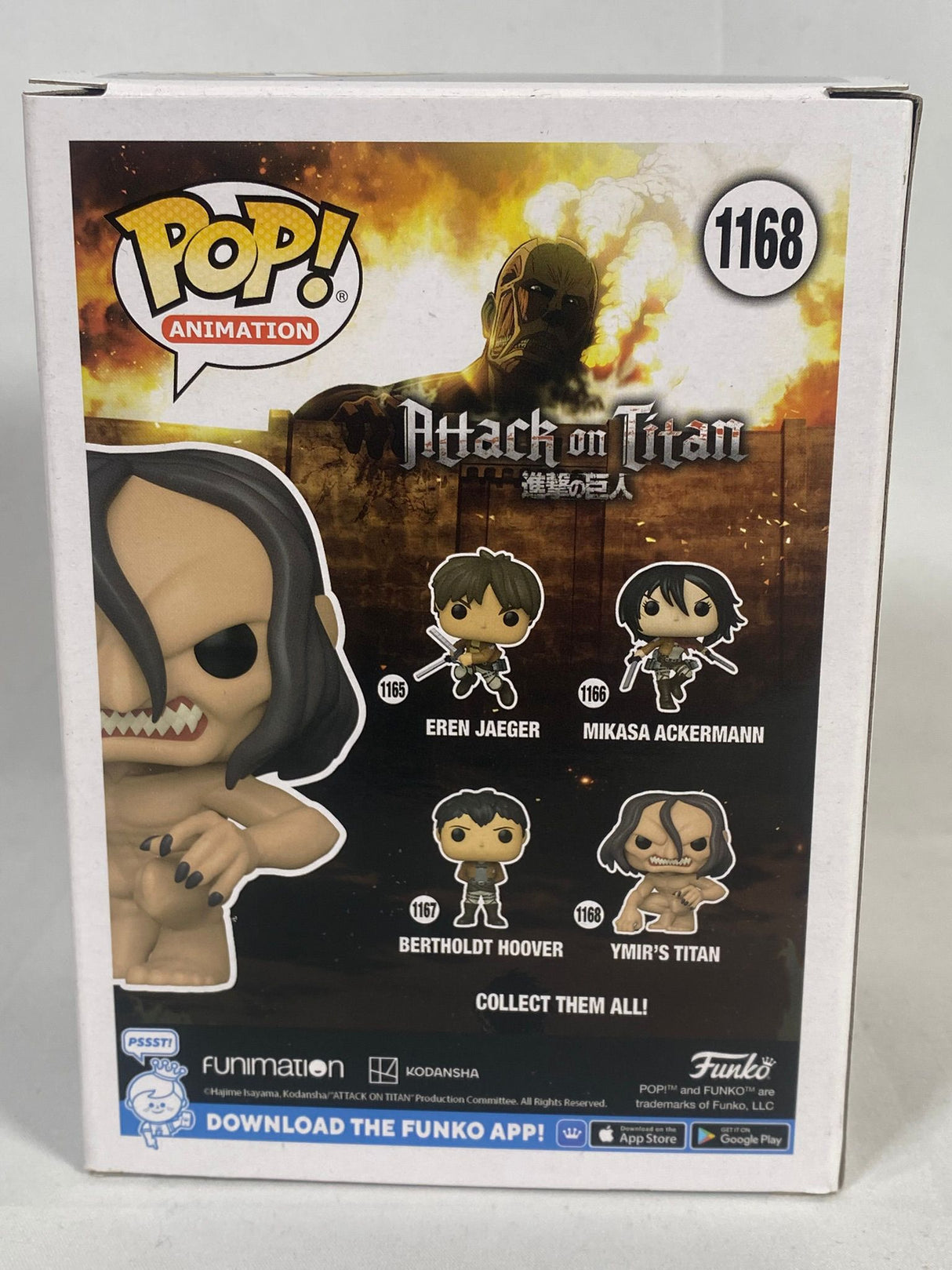 Attack On Titan Ymir's Titan #1168 Funko Pop! Vinyl Figure