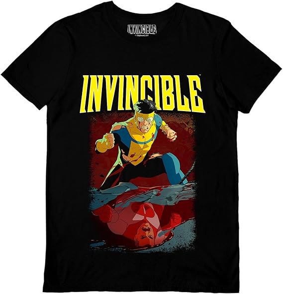 INVINCIBLE (REFLECTION) BLACK UNISEX T-SHIRT