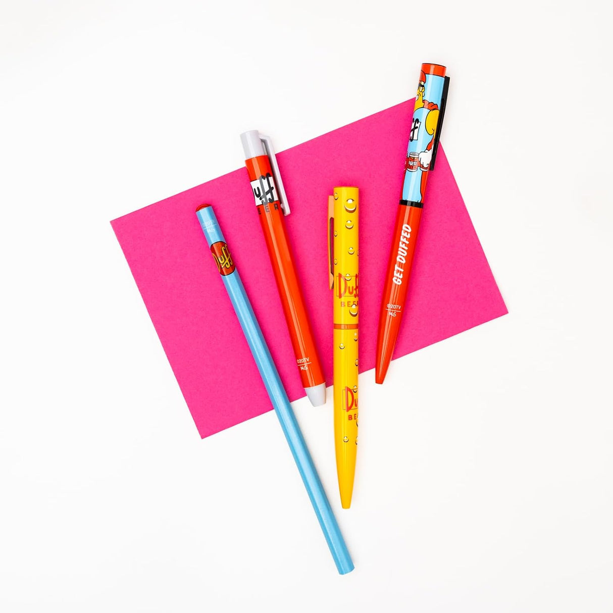 The Simpsons Duff Can Pencil Holder and Writing Set