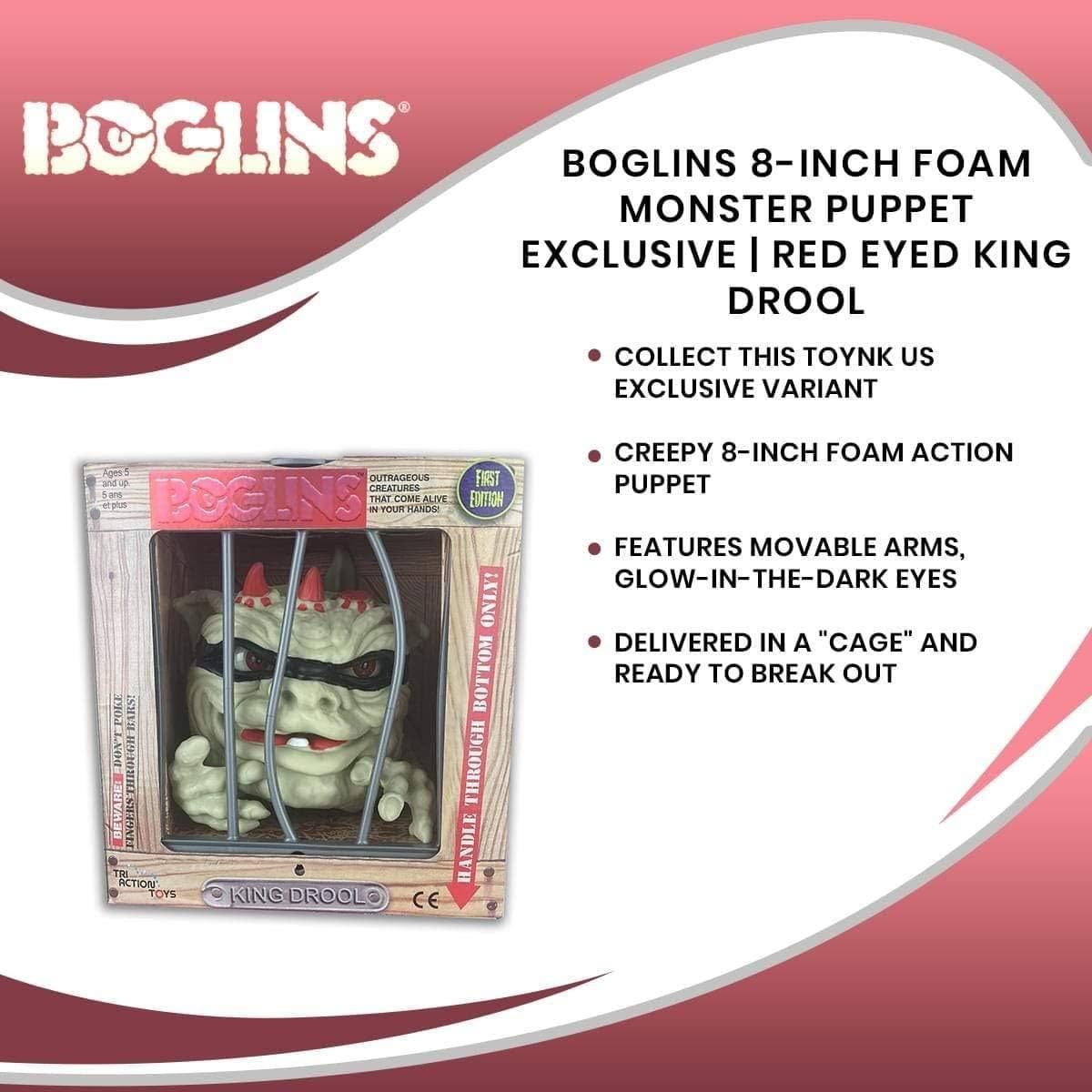 Boglins King Drool Red Eye 8" Collectible Action Figure