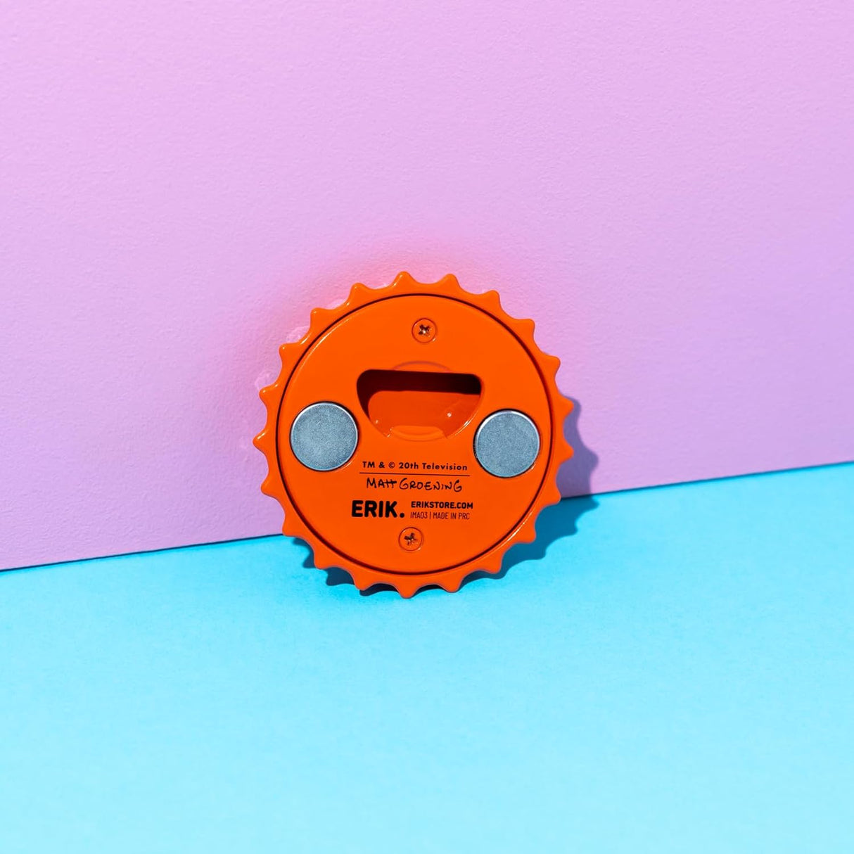 The Simpsons Duff Cap Bottle Opener Magnet