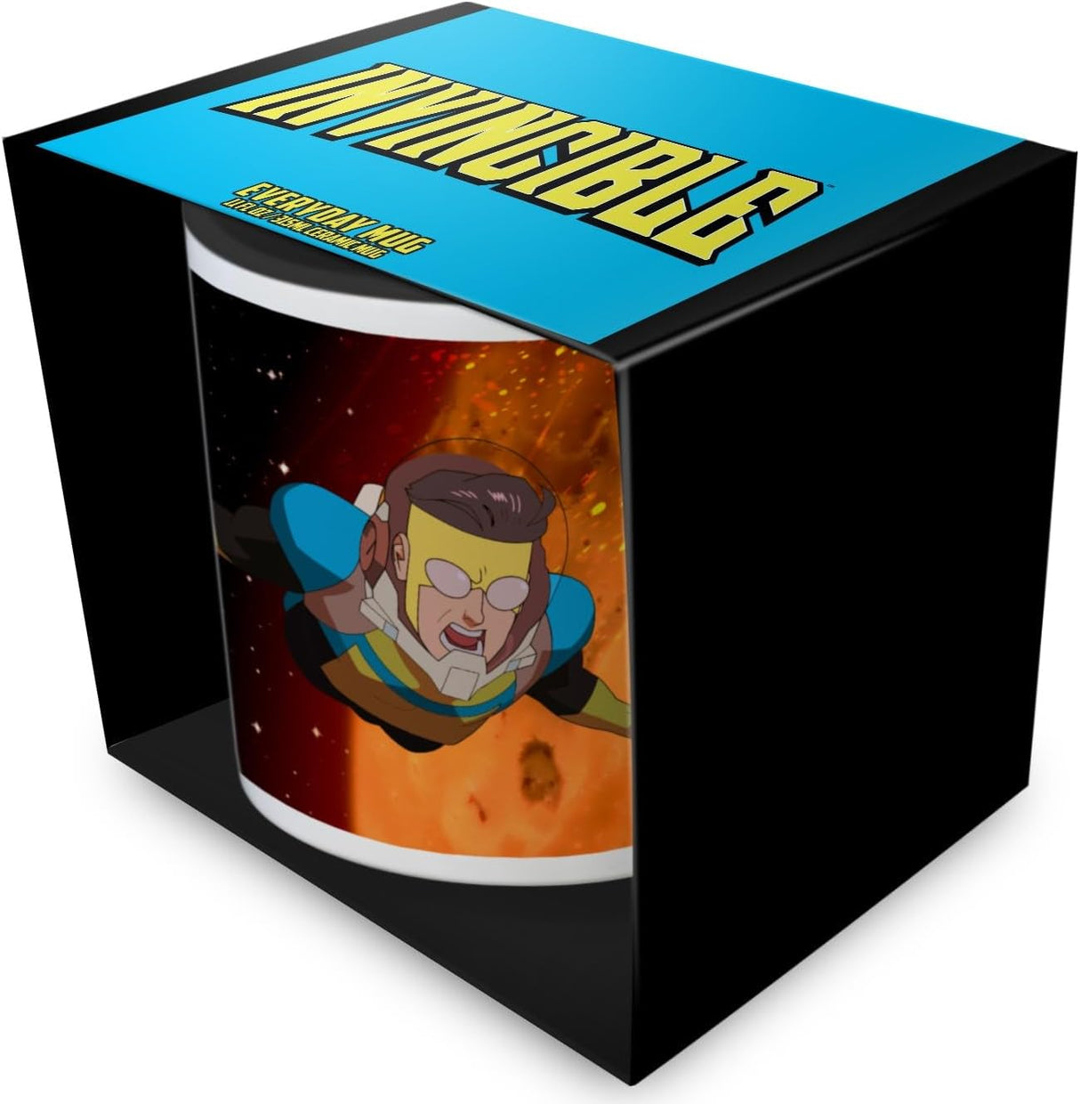 INVINCIBLE (SPACE) BLACK COLOURED INNER POD MUG