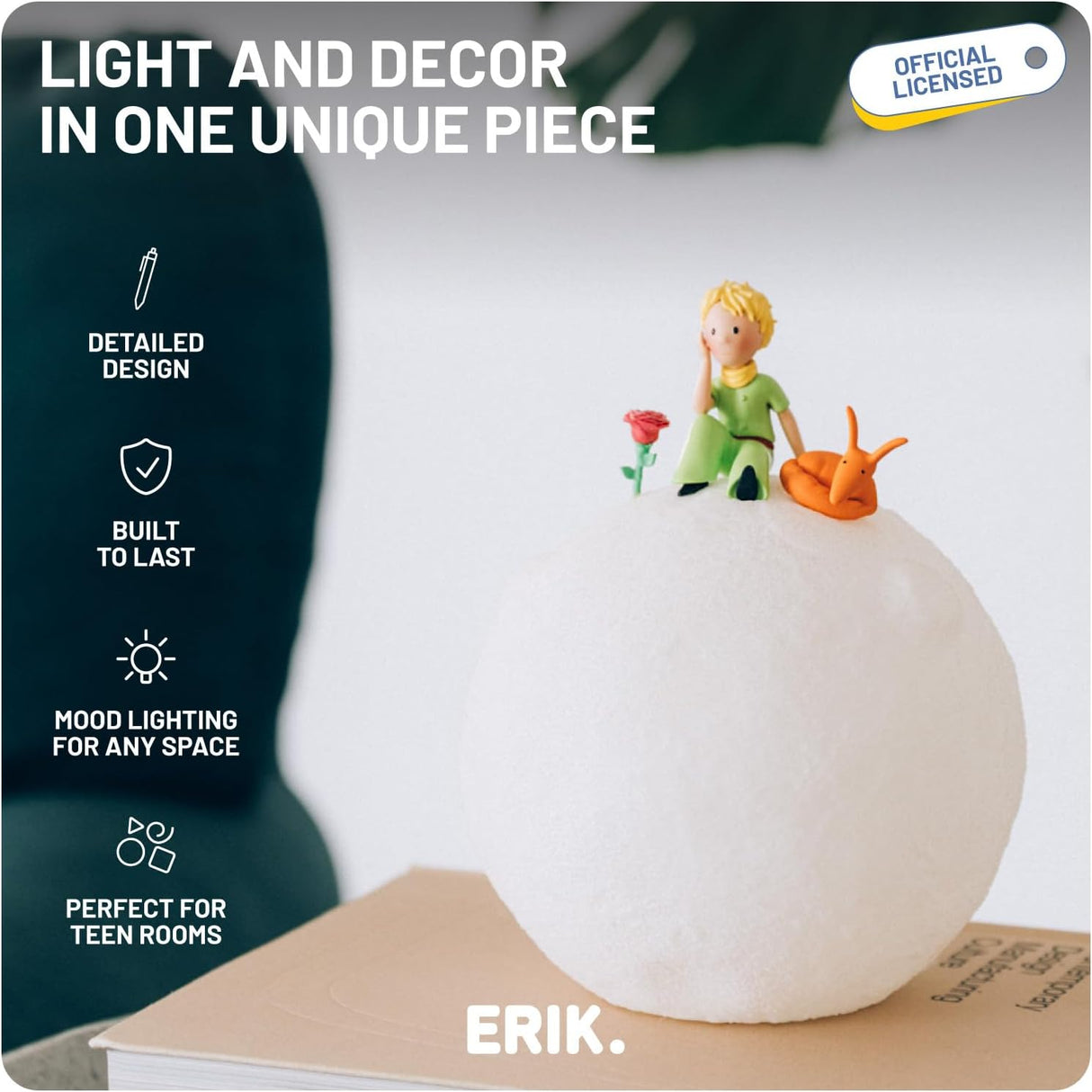 The Little Prince 3D Moon Lamp