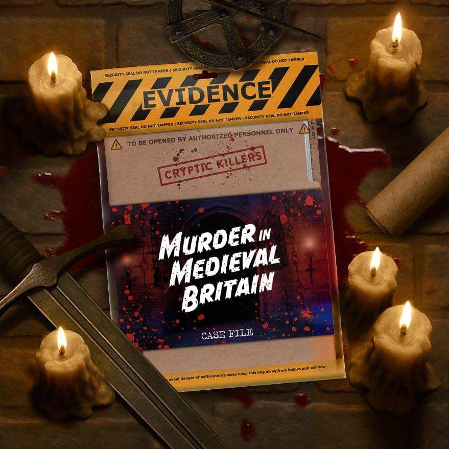Murder In Medieval Britain Case File Evidence Bag Cryptic Killers