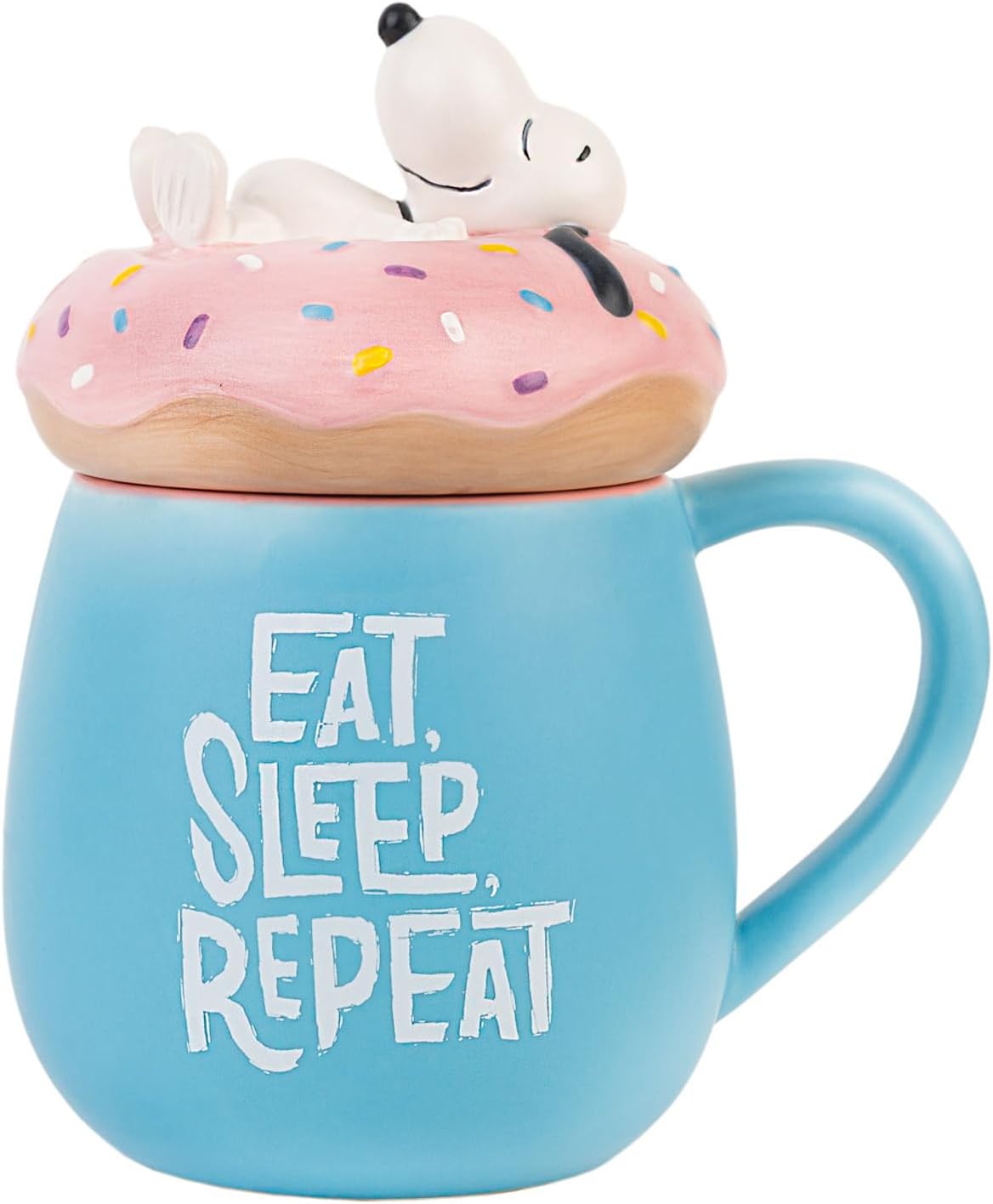 Peanuts Snoopy "Eat, Sleep, Repeat" 3D Mug