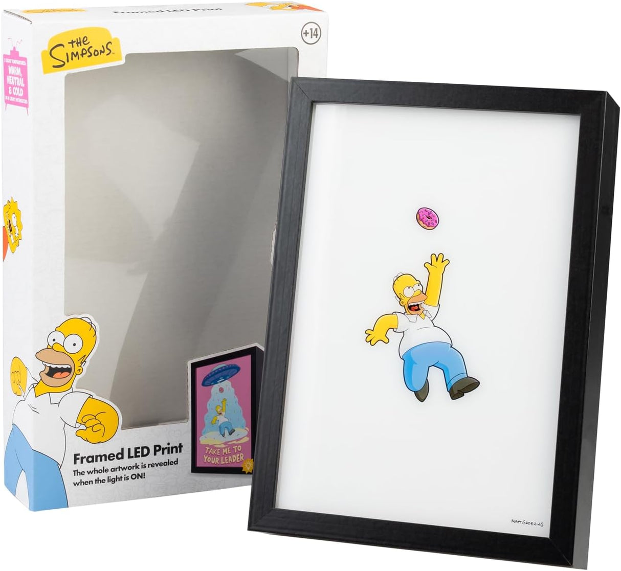 The Simpsons Framed LED Mood Light Print