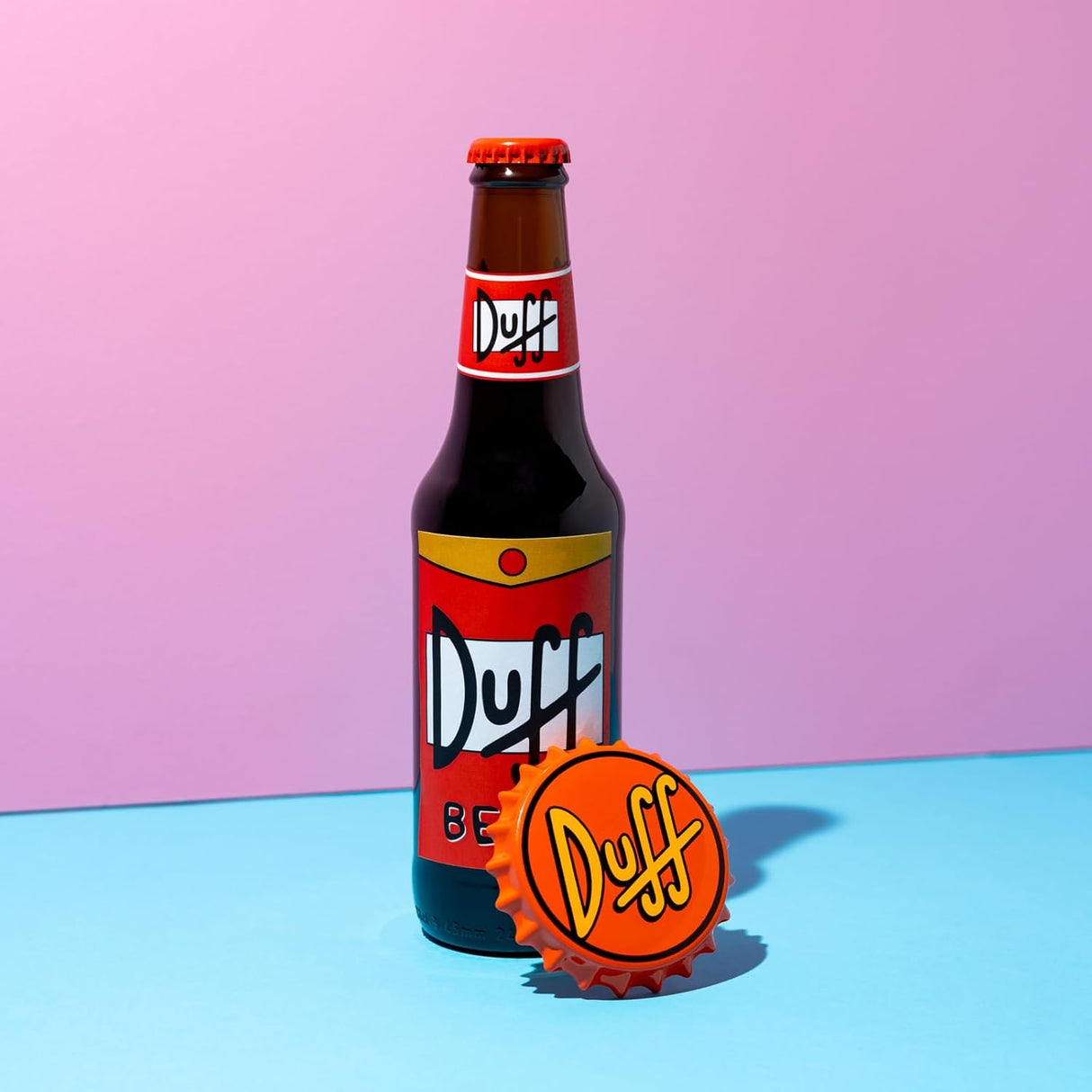 The Simpsons Duff Cap Bottle Opener Magnet