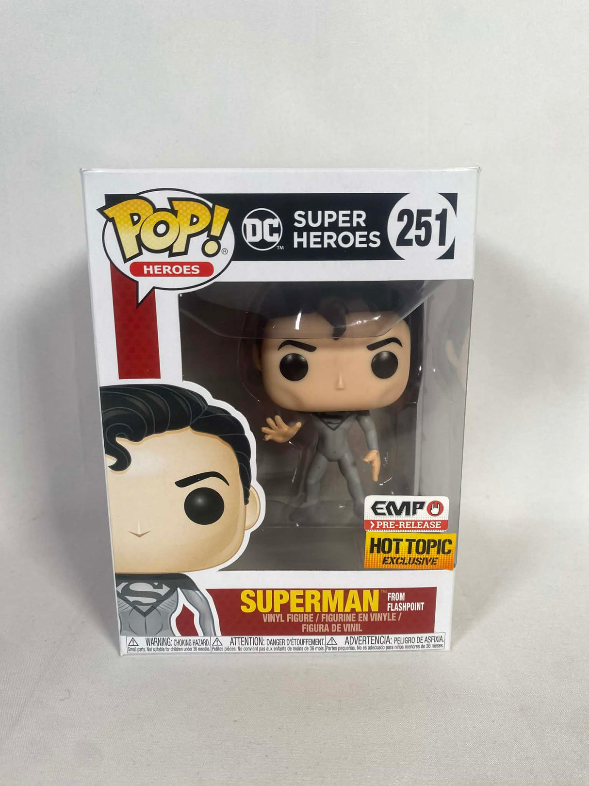 Flashpoint Superman Funko Pop! Vinyl Figure #251 (EMP Release & Hot Topic)