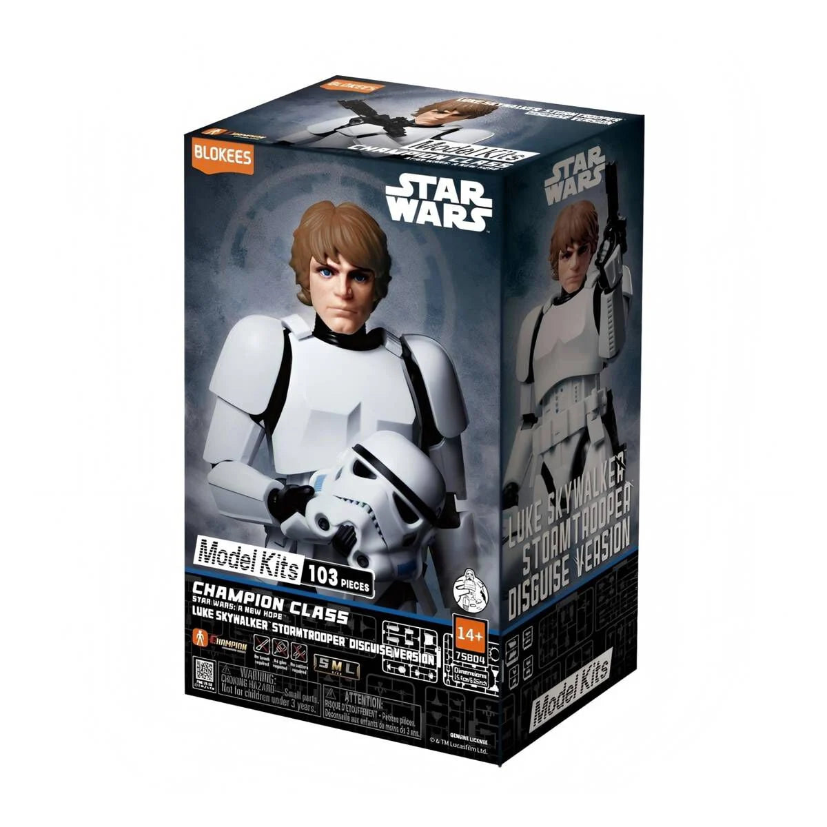 Blokees Model Kits - Star Wars EDIV: A New Hope CC03 Luke Skywalker Stormtrooper Disguise Version