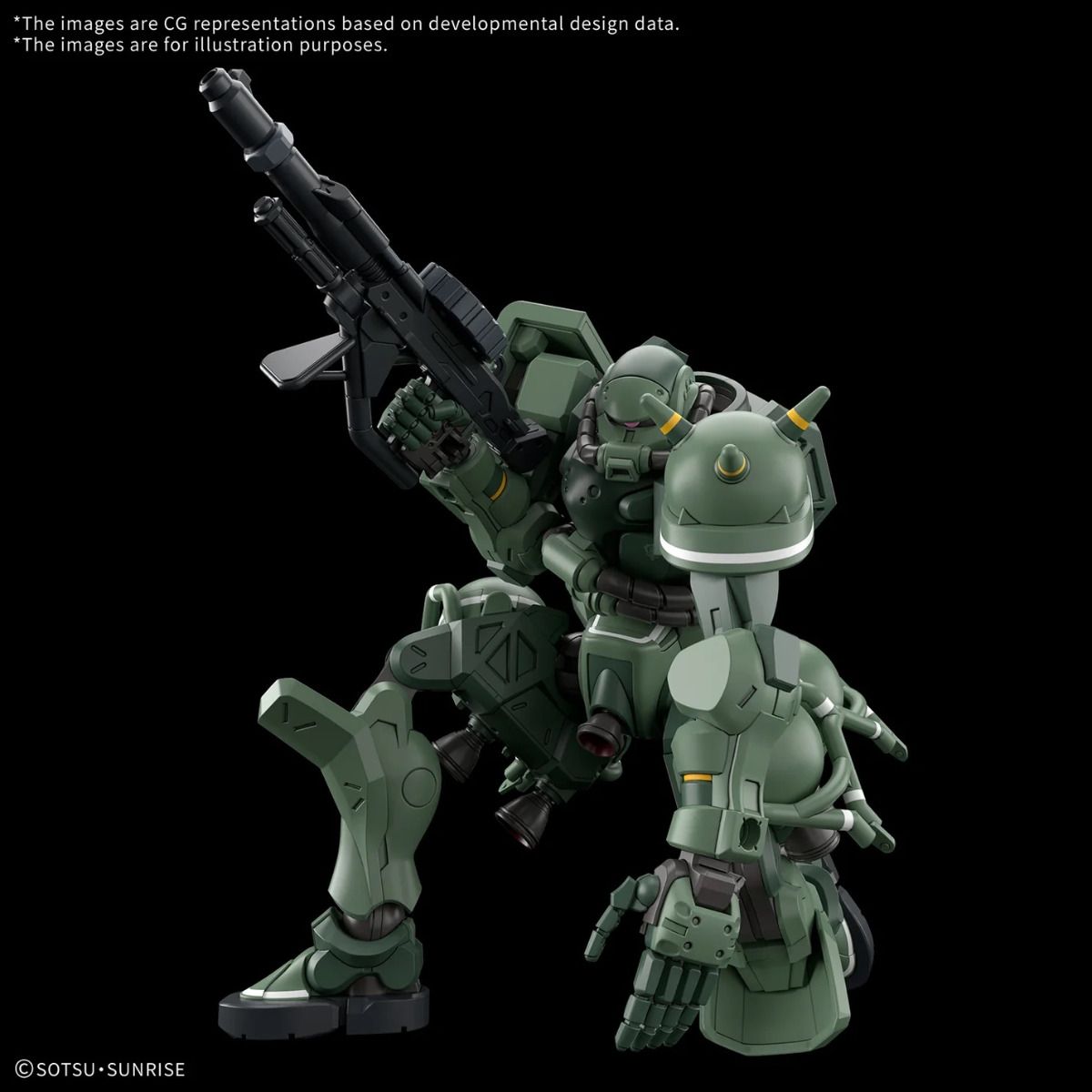 HG Mobile Suit Gundam GQuuuuuuX MS-06 Zaku (GQ) 1/144 Scale Model Kit