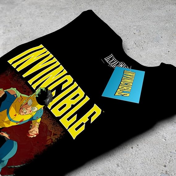 INVINCIBLE (REFLECTION) BLACK UNISEX T-SHIRT
