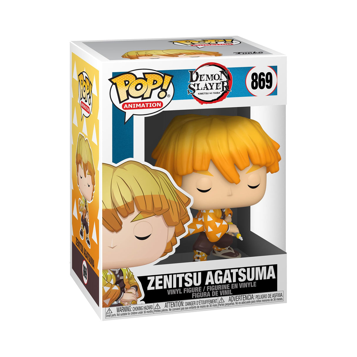 Demon Slayer Zenitsu Agatsuma Funko Pop! Vinyl Figure #869