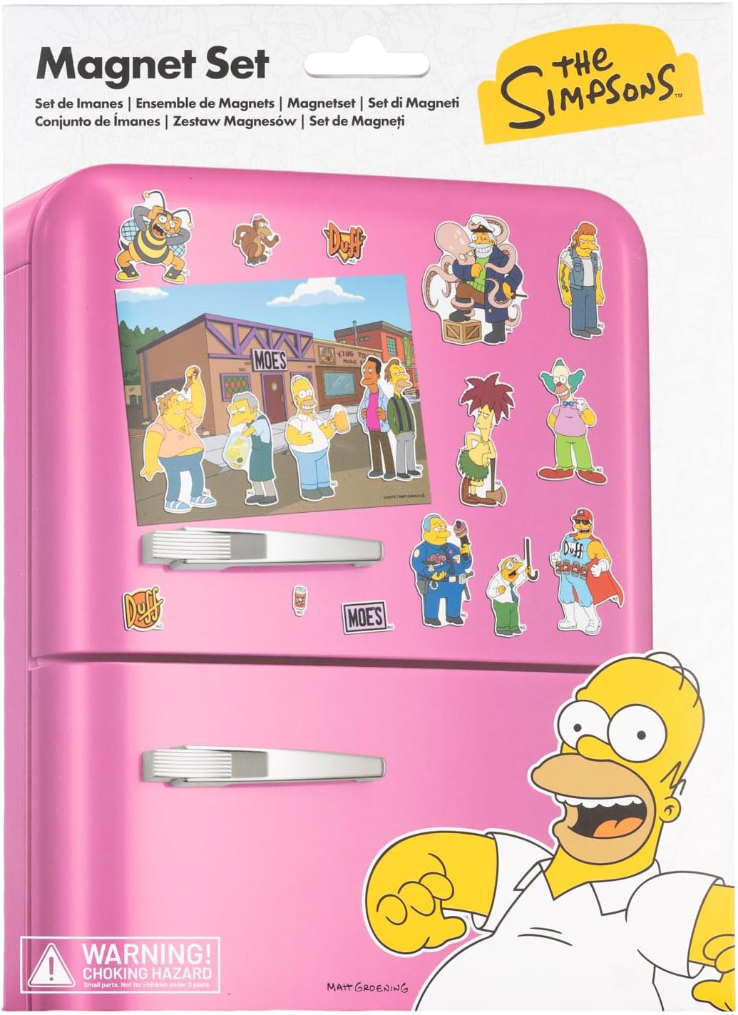 The Simpsons Citizens Magnet Set