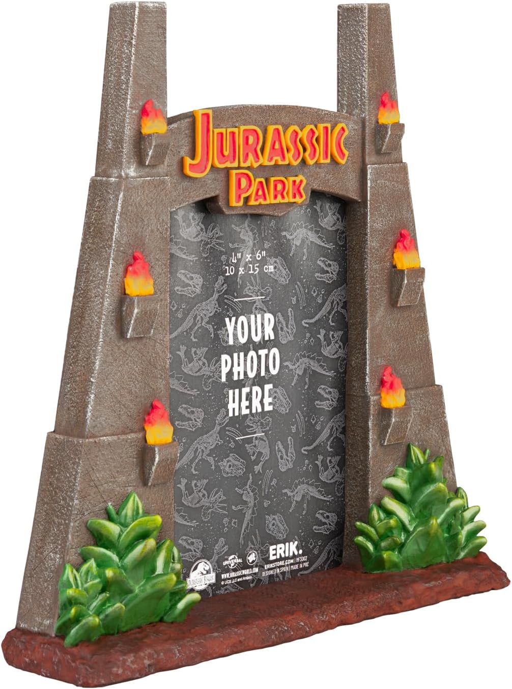 Jurassic Park Entrance Gate 10x15cm 3D Photo Frame