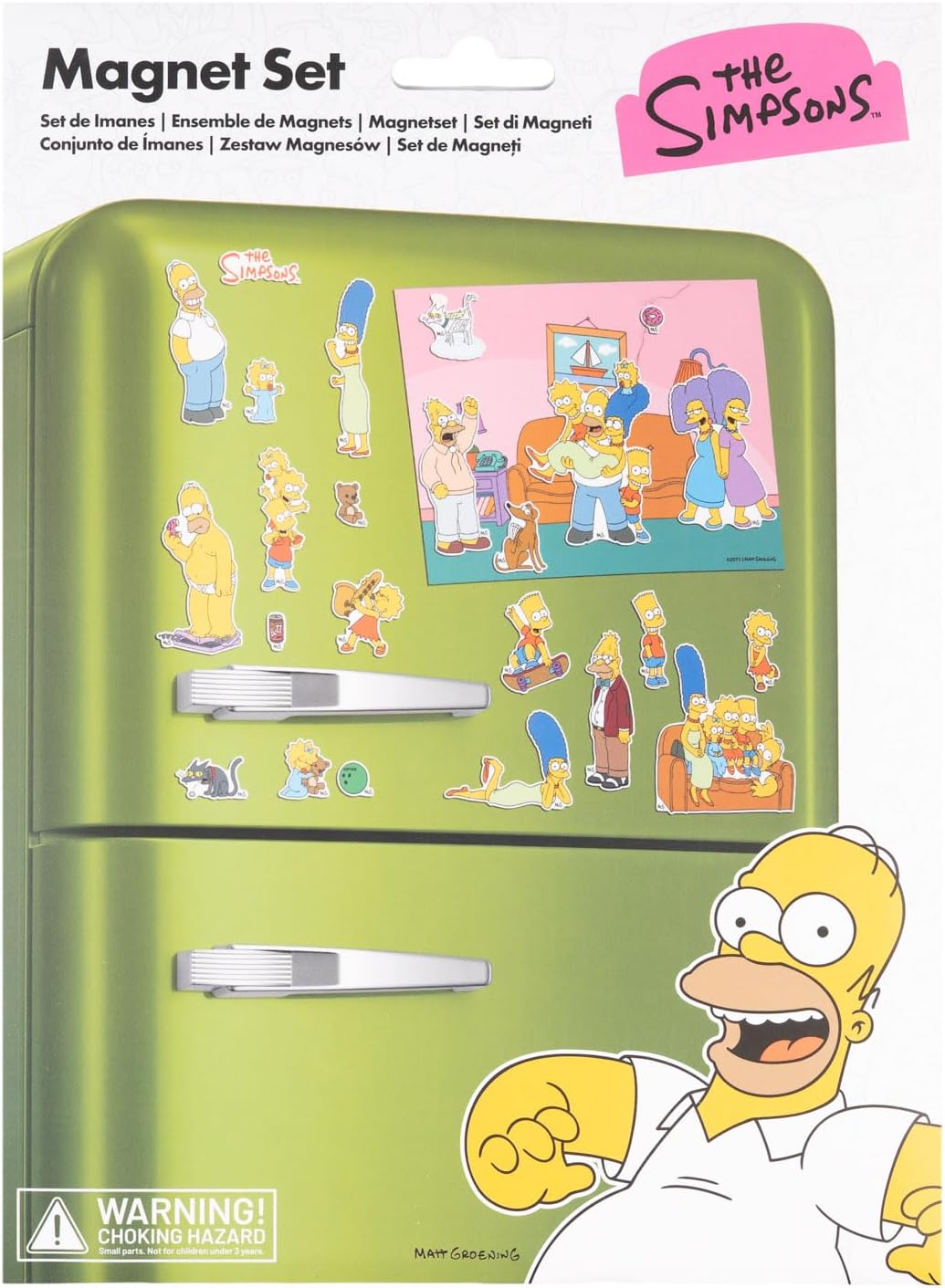 The Simpsons Family Magnet Set