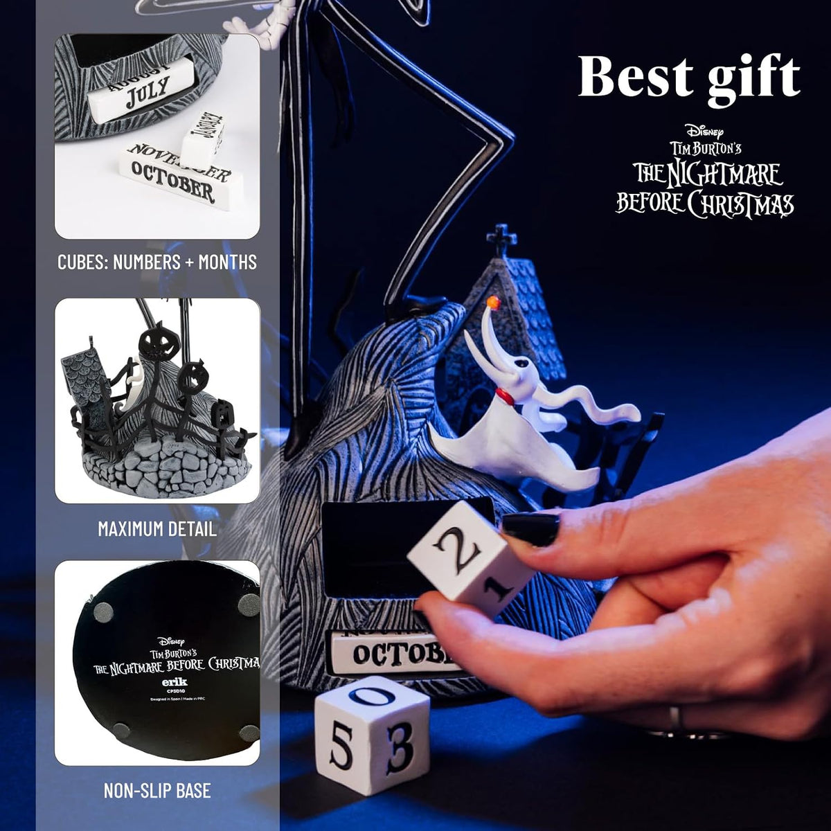 The Nightmare Before Christmas 3D Perpetual Calendar
