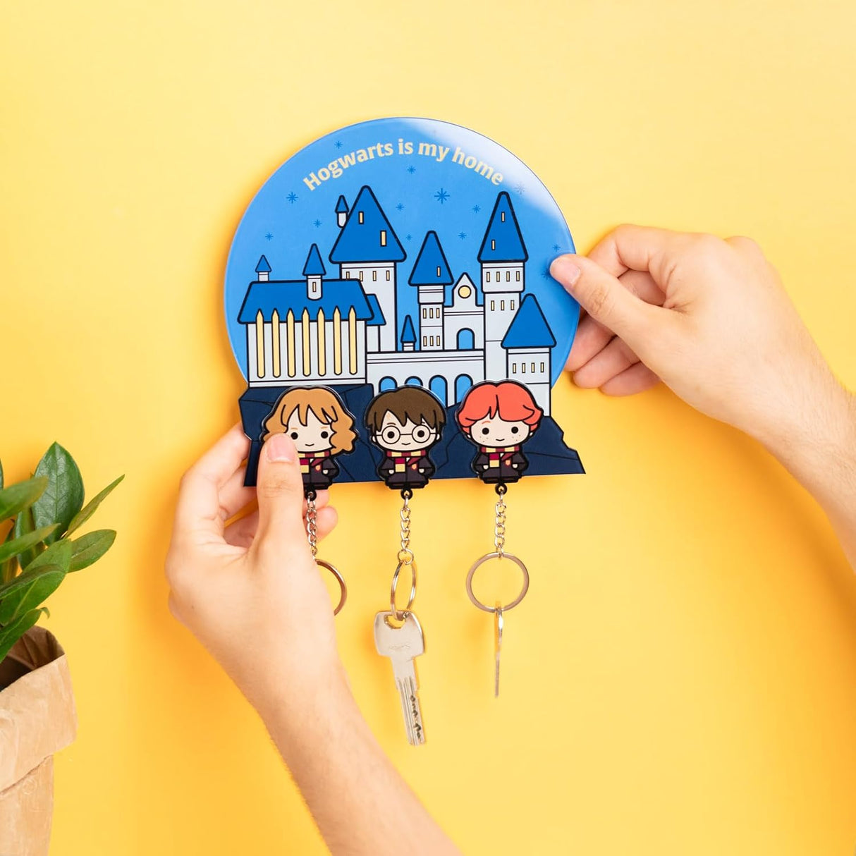Harry Potter Key Hanger With 3 Keychains