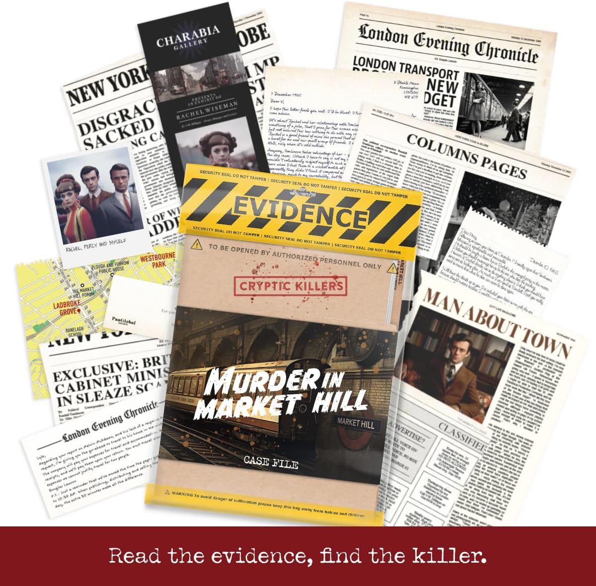 Murder In Market Hill Case File Evidence Bag Cryptic Killers