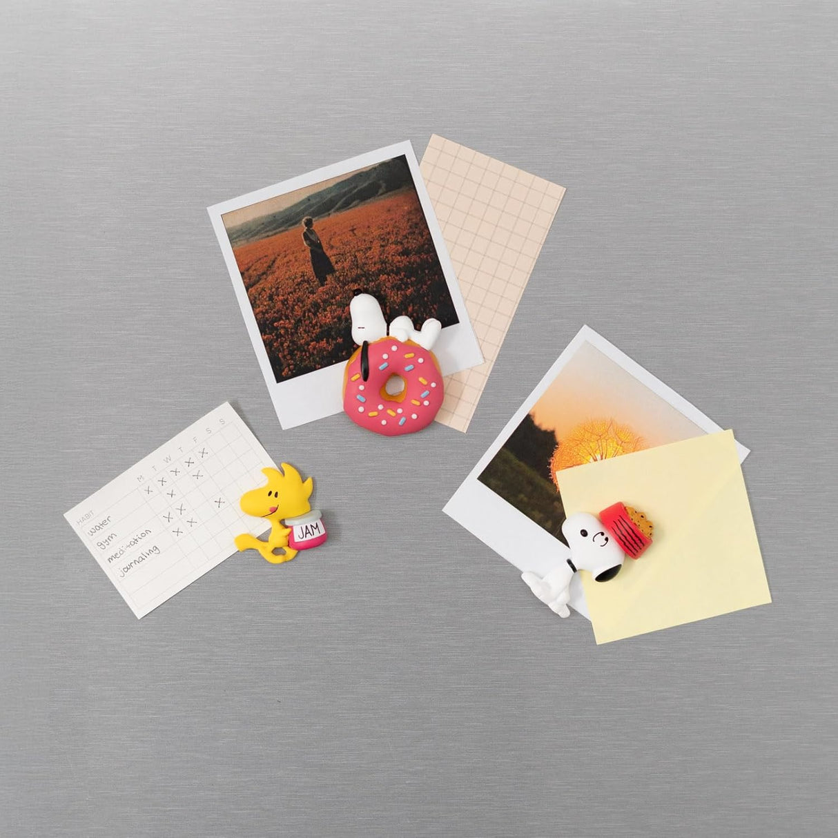 Snoopy Set Of 3 Magnets