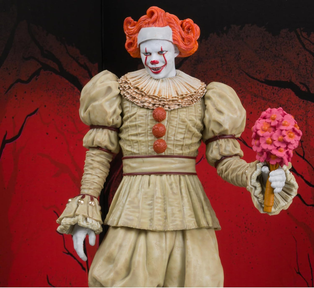 IT Welcome To Derry Movie Maniacs PVC Statue Pennywise Flashback Gold Label-16cm