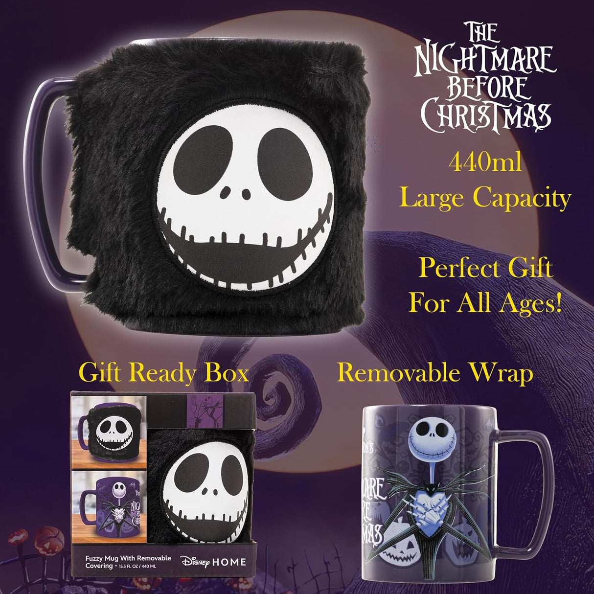 The Nightmare Before Christmas (Jack) Fuzzy Mug