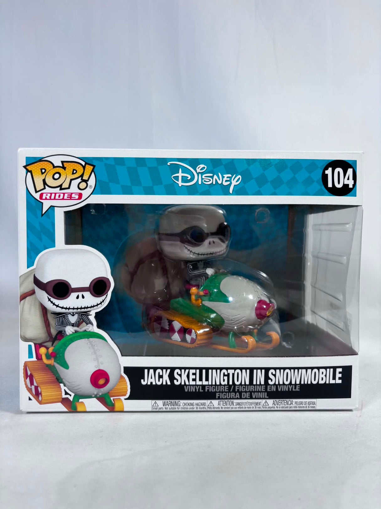 Disney Jack Skellington In Snowmobile Funko Pop! Vinyl Figure #104