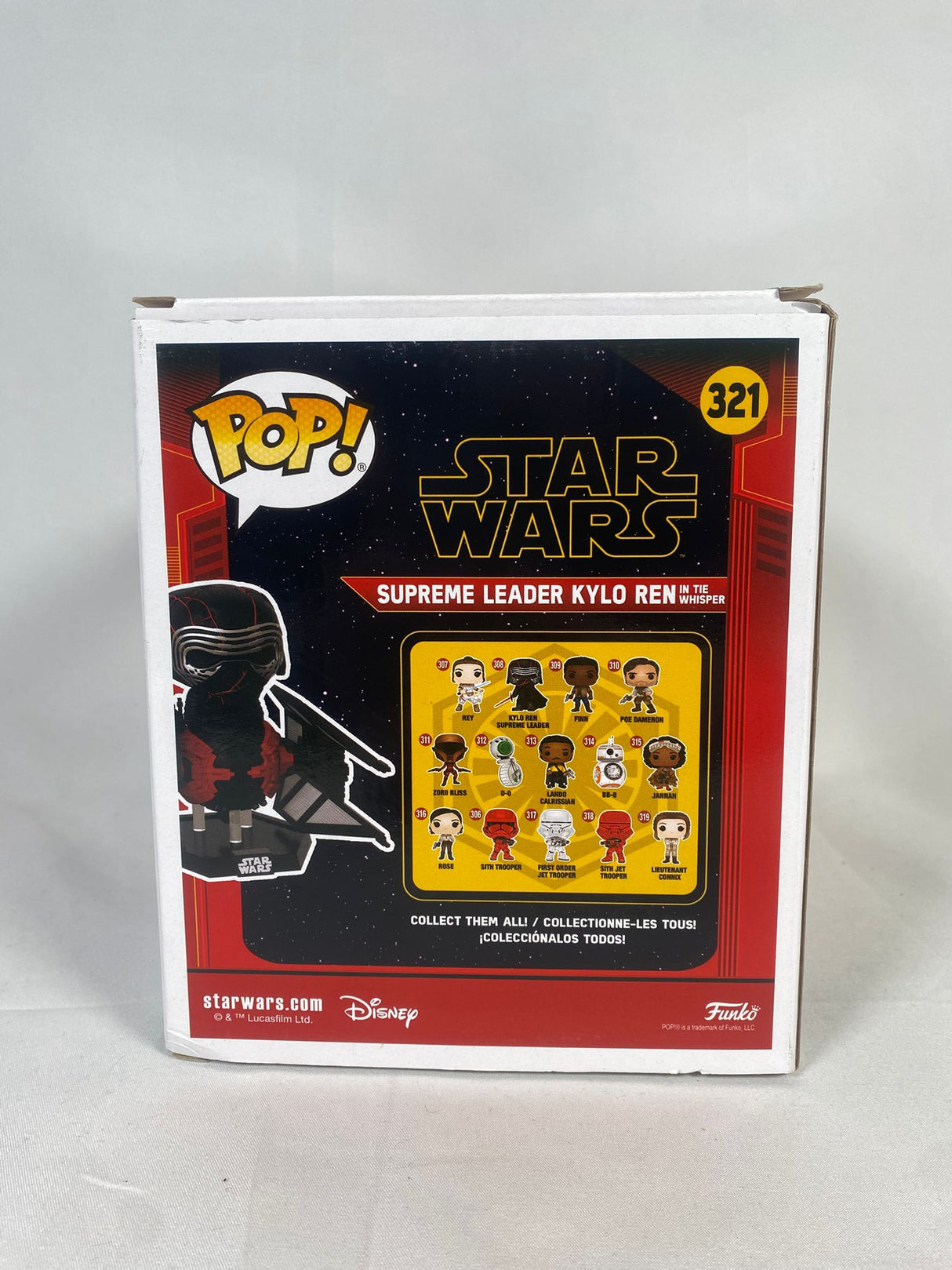 Star Wars Supreme Leader Kylo Ren #321 Funko Pop! Vinyl Figure
