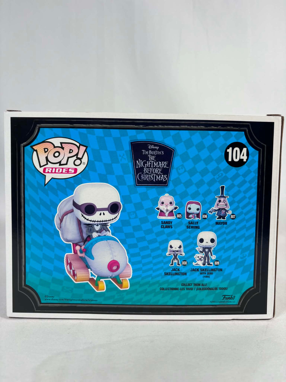 Disney Jack Skellington In Snowmobile Funko Pop! Vinyl Figure #104