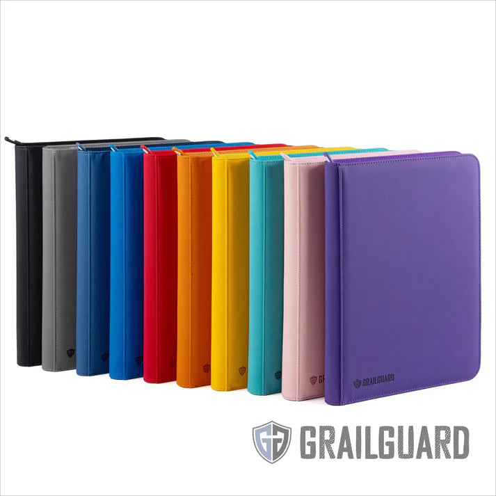 Grail Guard 9-Pocket Orange Premium ZIP Trading Card Binder