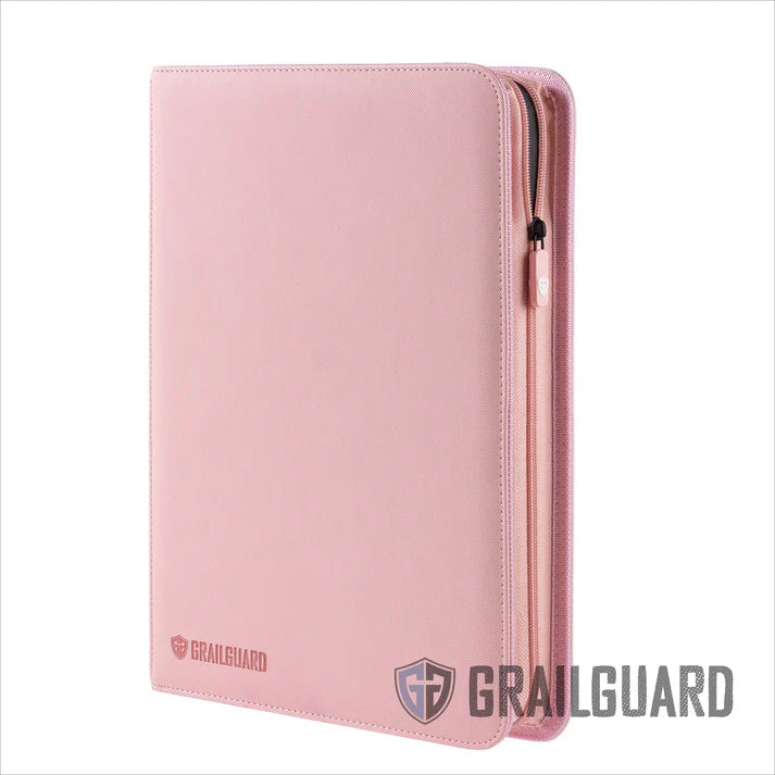 Grail Guard 9-Pocket Pink Premium ZIP Trading Card Binder